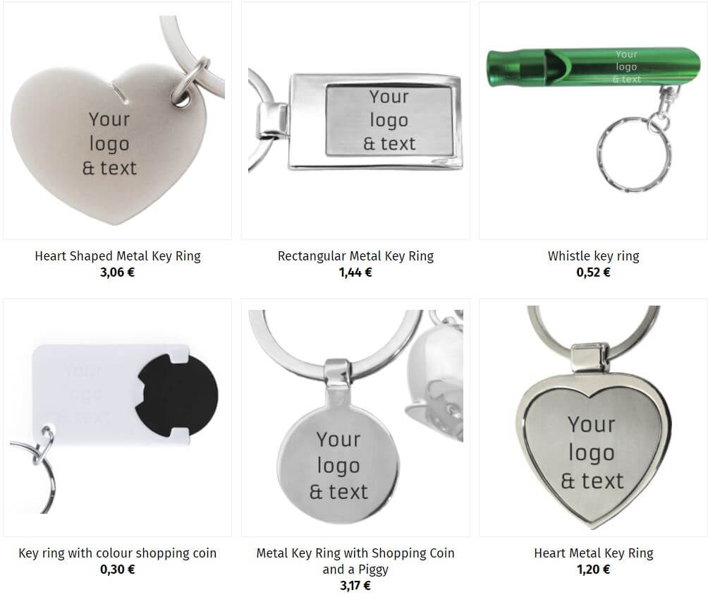promotional key rings